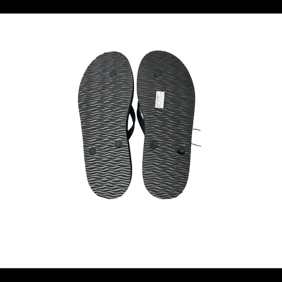 Hurley Mens size 9 Flip Flops Slides blue teal black Sandals Breakwater slides - Picture 10 of 13
